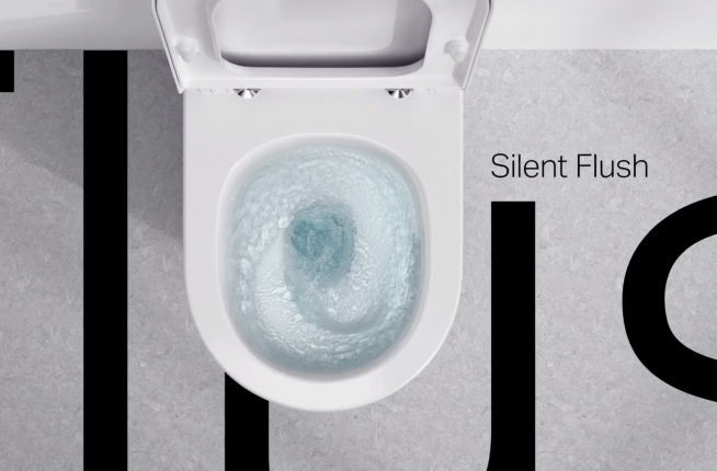 Meda Silent Flush WC, Laufen